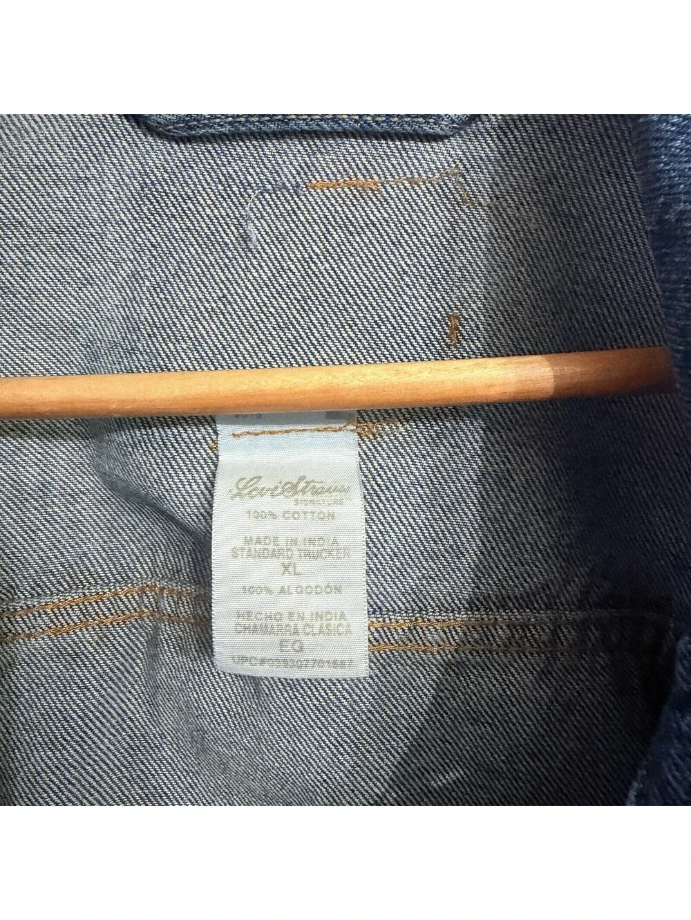 Levi Strauss Signature Men’s Trucker Jean Jacket Blue XL Button Front Pockets